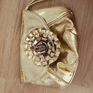 Loeffler Randall Gold Clutch